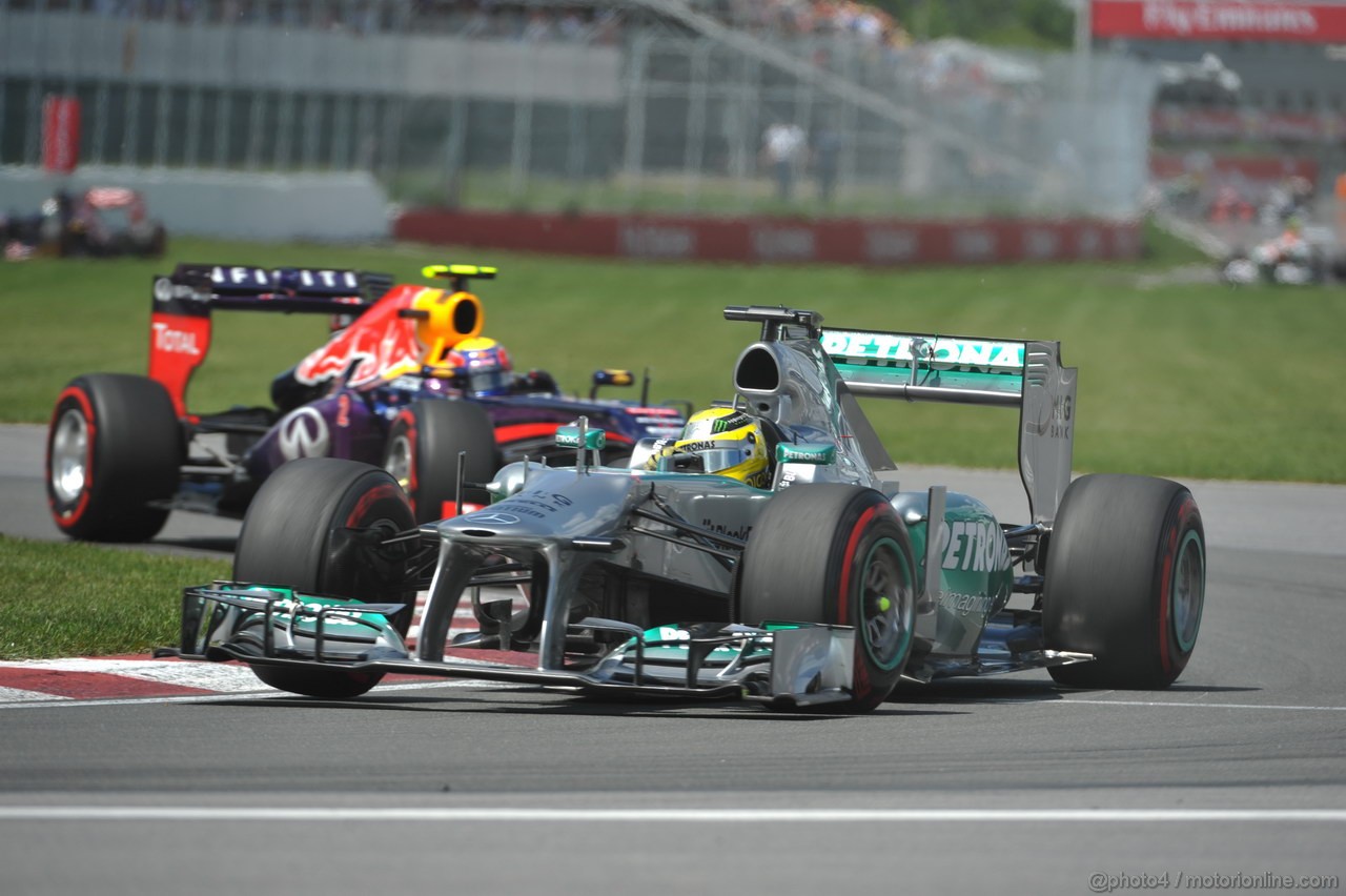 GP CANADA, 09.06.2013- Gara, Nico Rosberg (GER) Mercedes AMG F1 W04