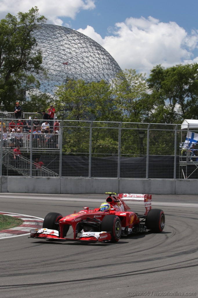 GP CANADA, 09.06.2013- Gara, Felipe Massa (BRA) Ferrari F138
