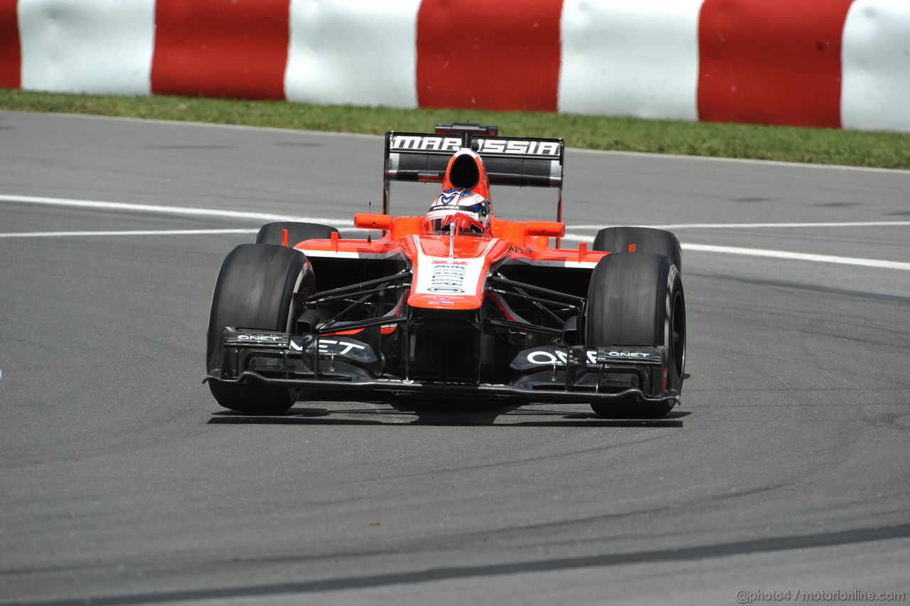 GP CANADA, 09.06.2013- Gara, Jules Bianchi (FRA) Marussia F1 Team MR02