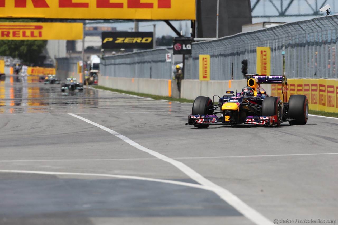 GP CANADA, 09.06.2013- Gara, Sebastian Vettel (GER) Red Bull Racing RB9