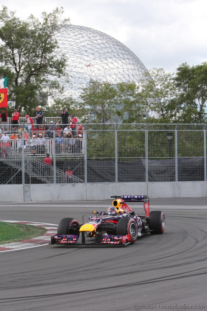 GP CANADA, 09.06.2013- Gara, Sebastian Vettel (GER) Red Bull Racing RB9