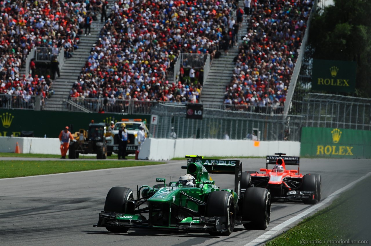 GP CANADA, 09.06.2013- Gara, Giedo Van der Garde (NED), Caterham F1 Team CT03