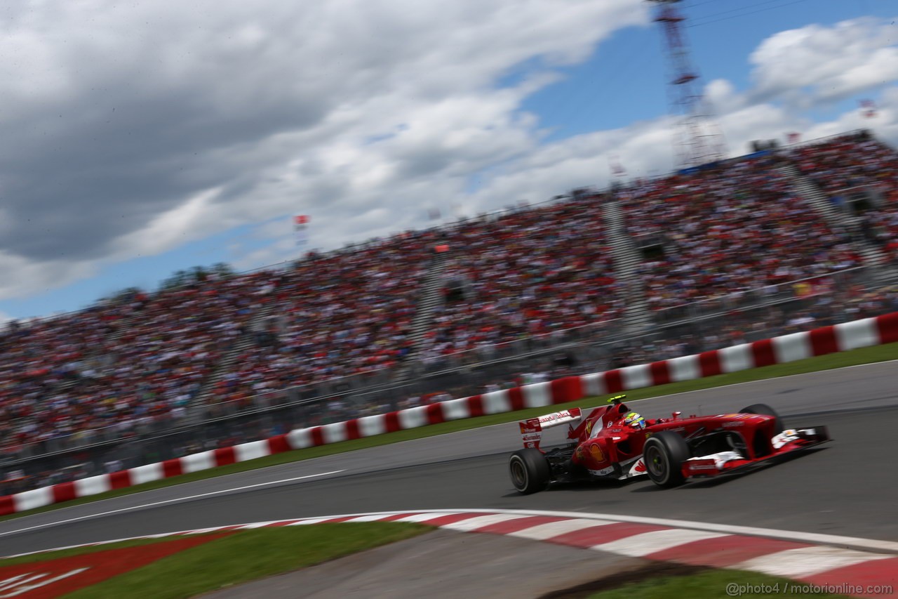 GP CANADA, 09.06.2013- Gara, Felipe Massa (BRA) Ferrari F138