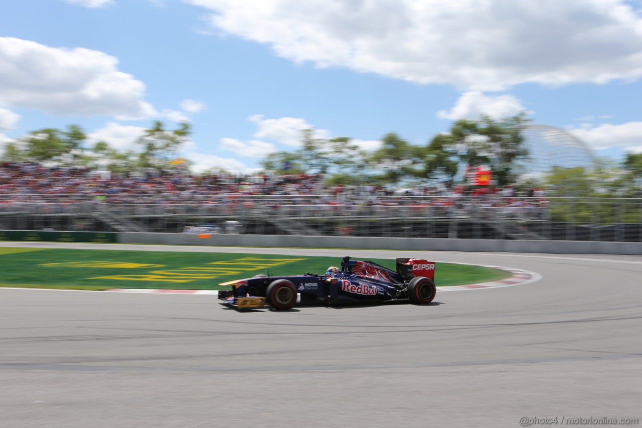 GP CANADA, 09.06.2013- Gara, Jean-Eric Vergne (FRA) Scuderia Toro Rosso STR8