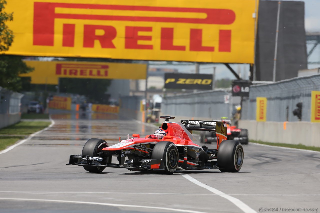 GP CANADA, 09.06.2013- Gara, Jules Bianchi (FRA) Marussia F1 Team MR02