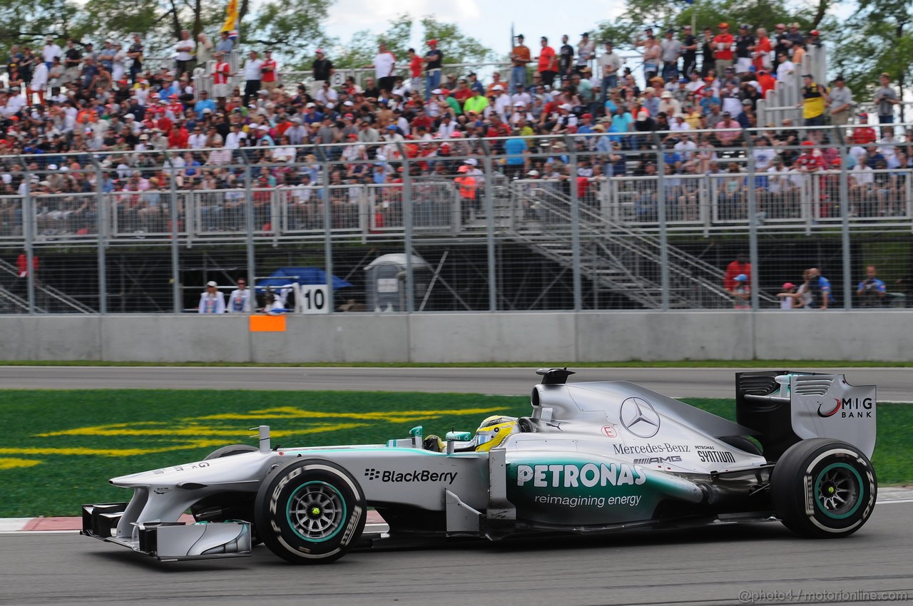 GP CANADA, 09.06.2013- Gara, Nico Rosberg (GER) Mercedes AMG F1 W04