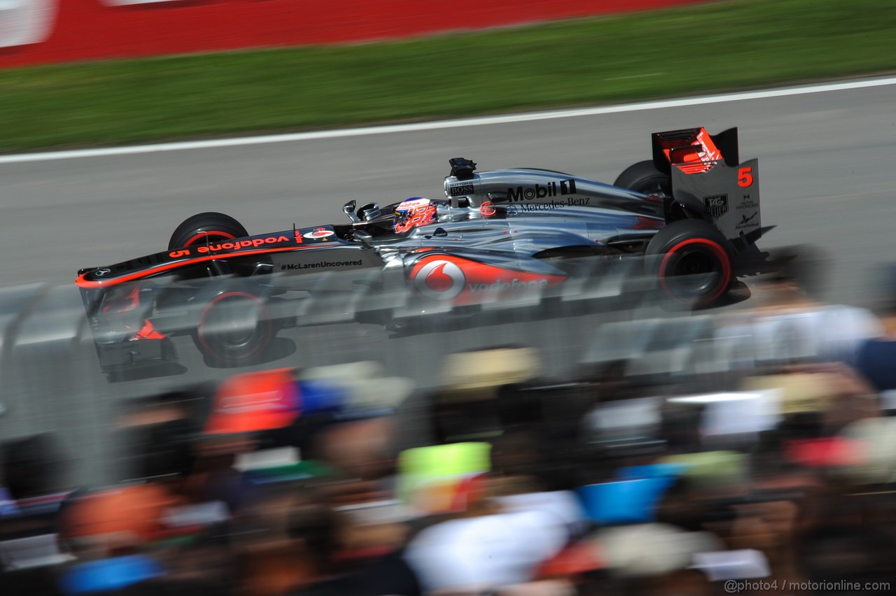 GP CANADA, 09.06.2013- Gara, Jenson Button (GBR) McLaren Mercedes MP4-28