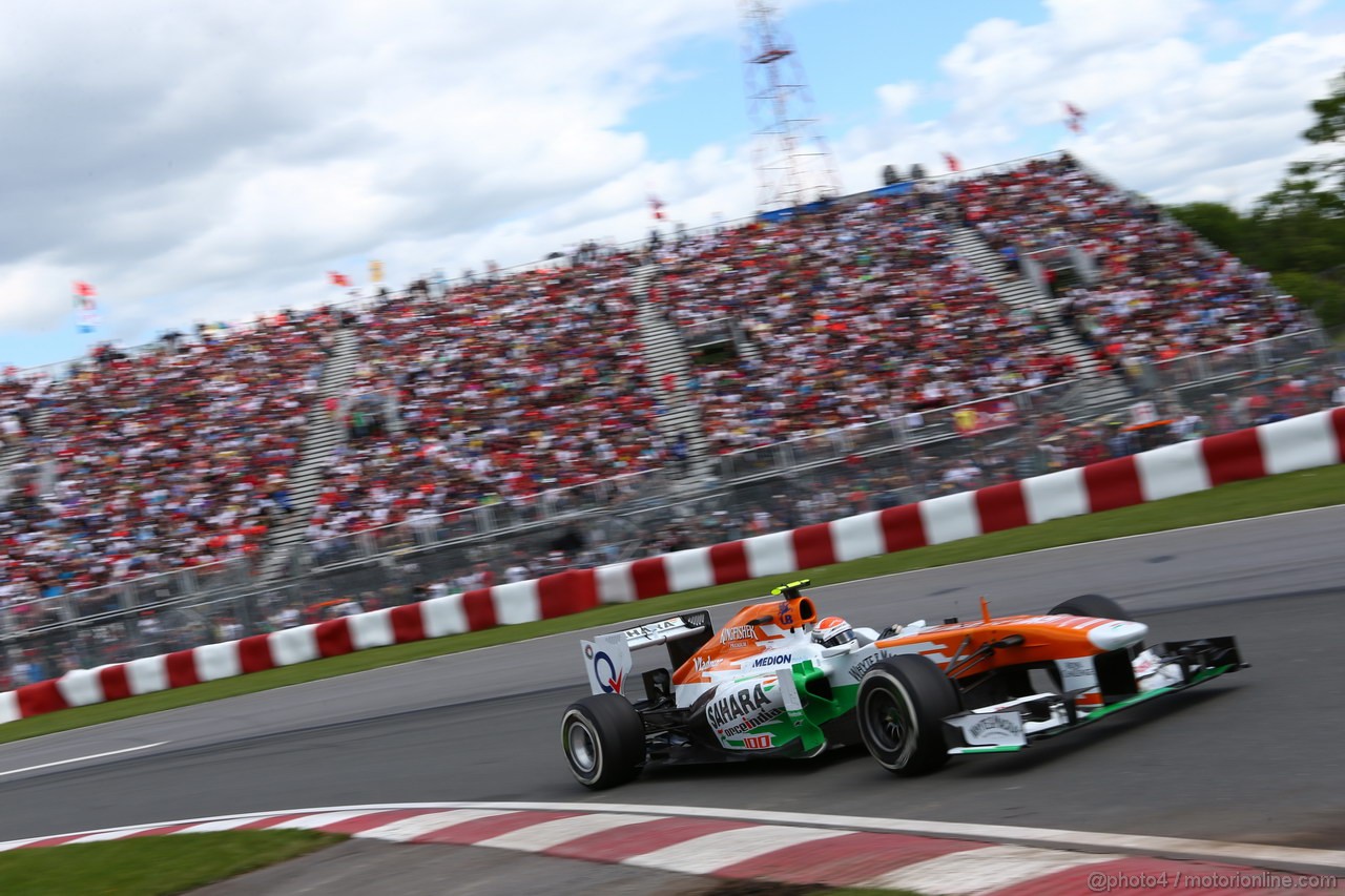 GP CANADA, 09.06.2013- Gara, Adrian Sutil (GER), Sahara Force India F1 Team VJM06