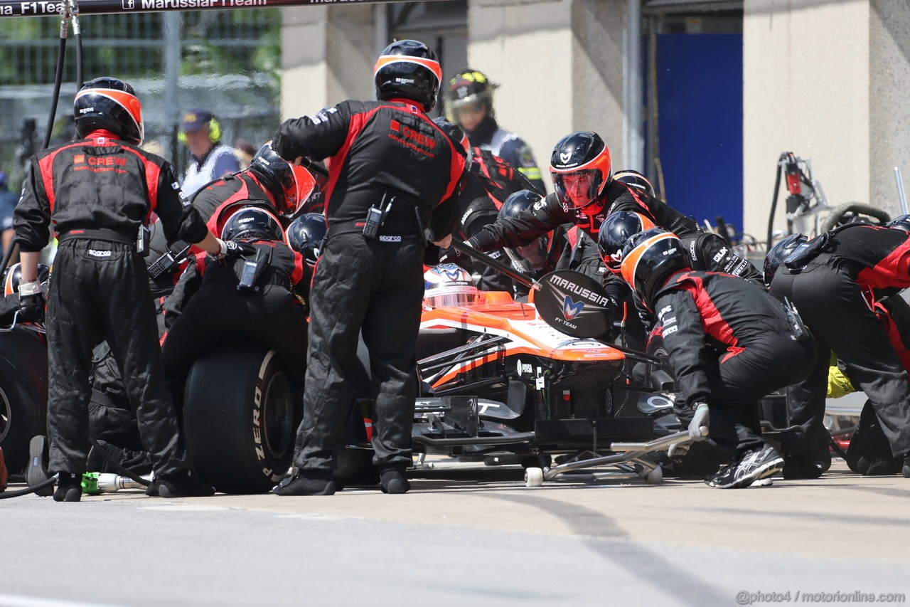 GP CANADA, 09.06.2013- Gara, Max Chilton (GBR), Marussia F1 Team MR02