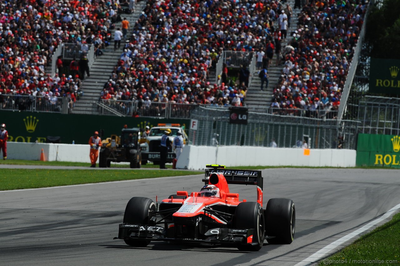 GP CANADA, 09.06.2013- Gara, Max Chilton (GBR), Marussia F1 Team MR02