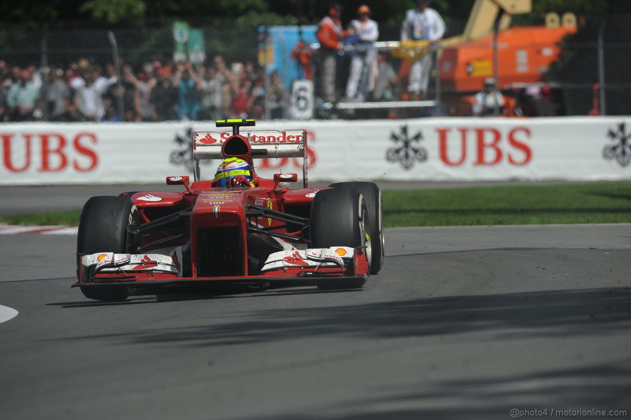 GP CANADA, 09.06.2013- Gara, Felipe Massa (BRA) Ferrari F138