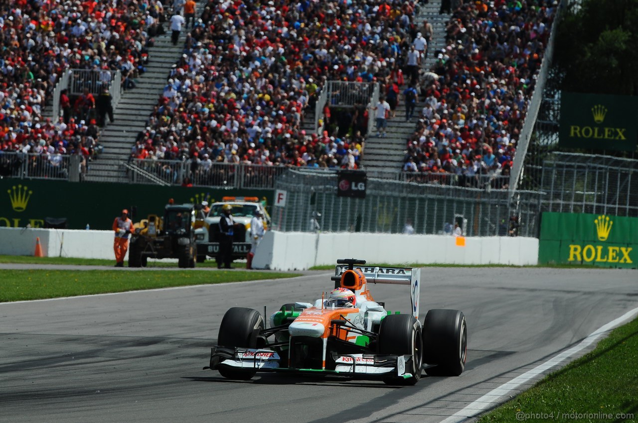 GP CANADA, 09.06.2013- Gara, Paul di Resta (GBR) Sahara Force India F1 Team VJM06