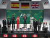 GP CANADA, 09.06.2013-  Podium: winner Sebastian Vettel (GER) Red Bull Racing RB9, 2nd Fernando Alonso (ESP) Ferrari F138, 3rd Lewis Hamilton (GBR) Mercedes AMG F1 W04