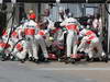 GP CANADA, 09.06.2013- Gara, Sergio Perez (MEX) McLaren MP4-28 pit stop