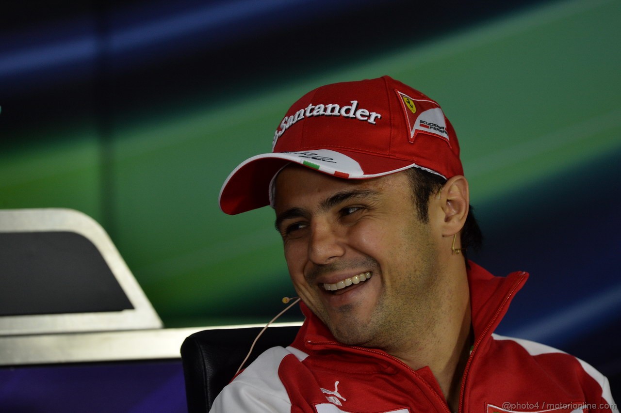 GP CANADA, 06.06.2013- Giovedi' Press Conference, Felipe Massa (BRA) Ferrari F138