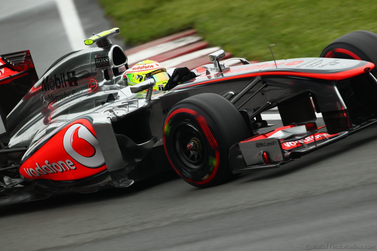 GP CANADA, 08.06.2013- Prove Libere 3,  Sergio Perez (MEX) McLaren MP4-28