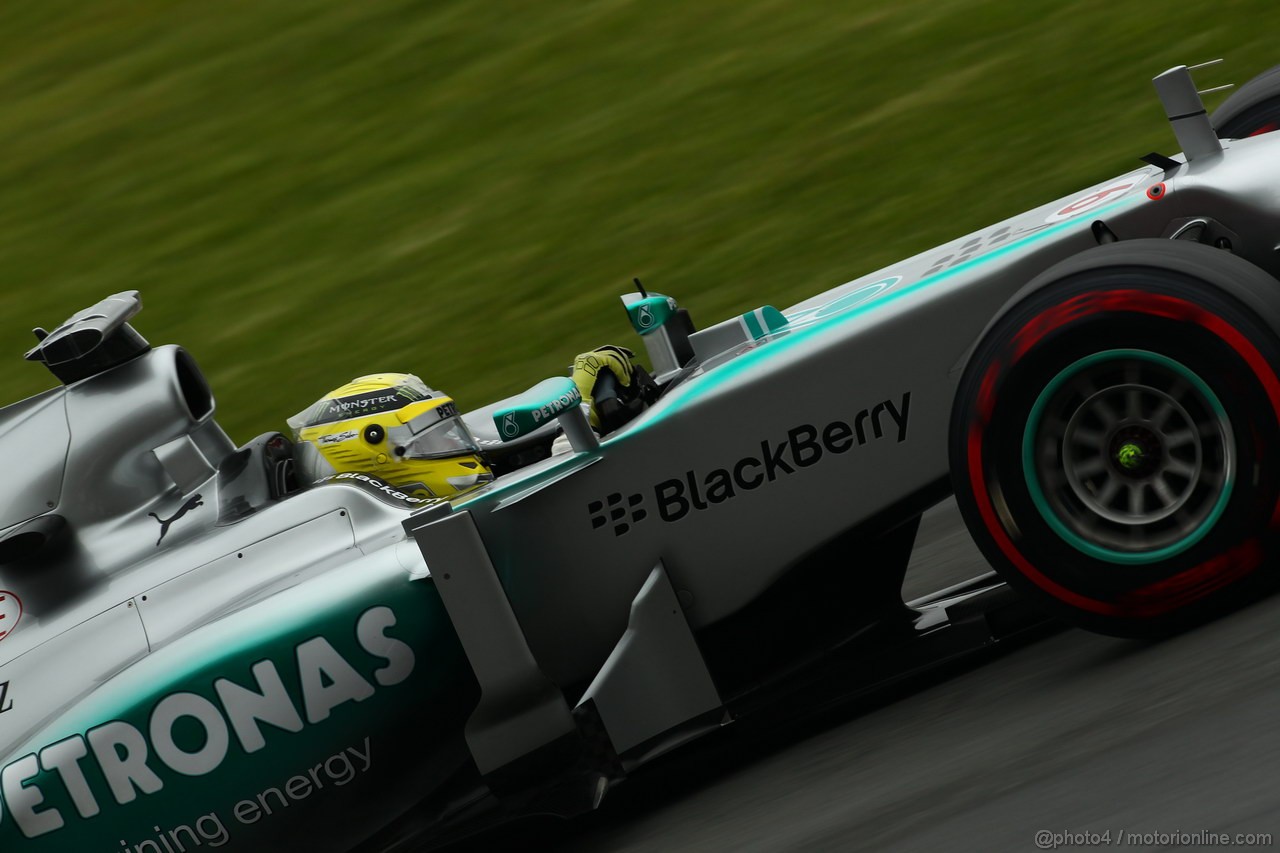 GP CANADA, 08.06.2013- Prove Libere 3,  Nico Rosberg (GER) Mercedes AMG F1 W04