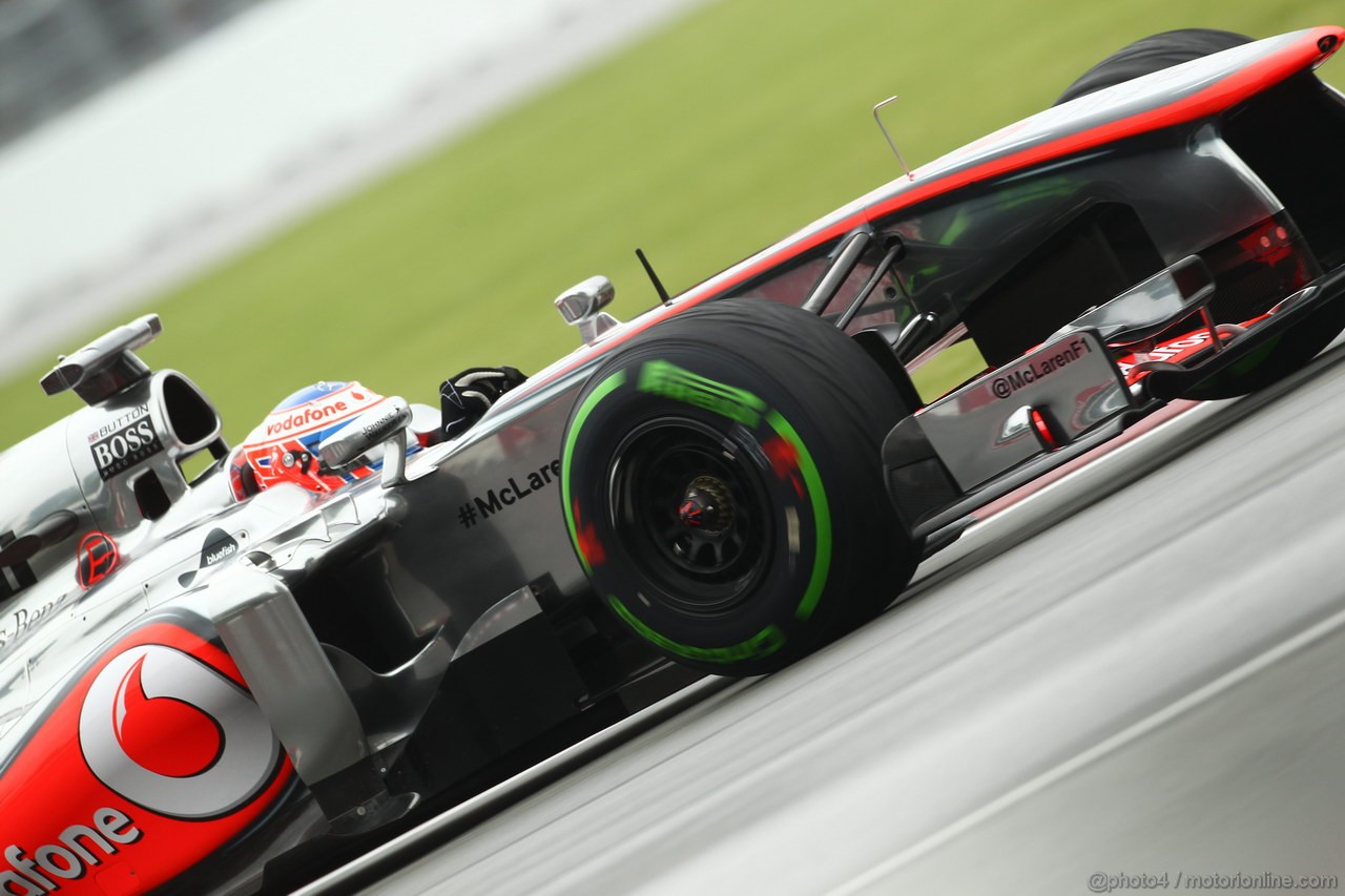 GP CANADA, 08.06.2013- Prove Libere 3,  Jenson Button (GBR) McLaren Mercedes MP4-28
