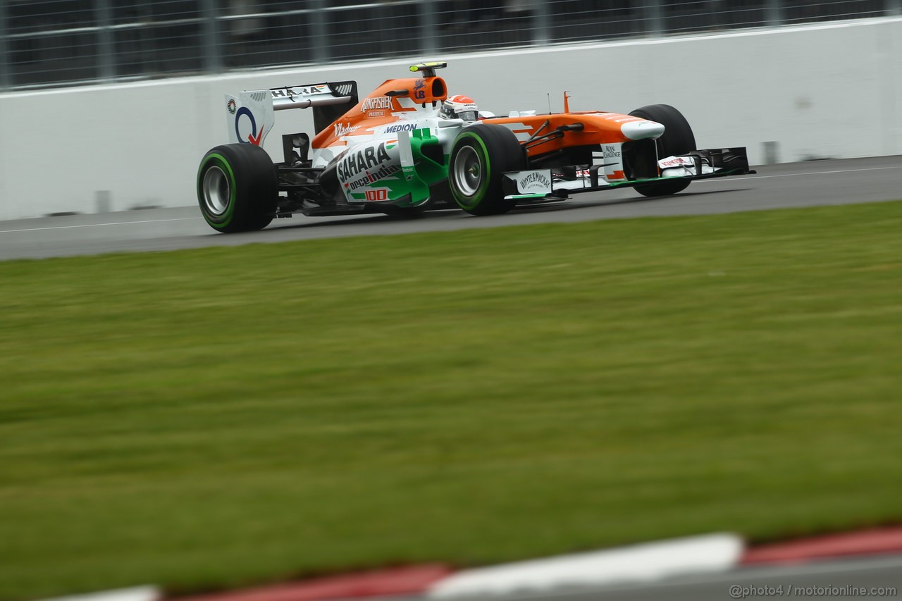 GP CANADA, 08.06.2013- Prove Libere 3,  Adrian Sutil (GER), Sahara Force India F1 Team VJM06