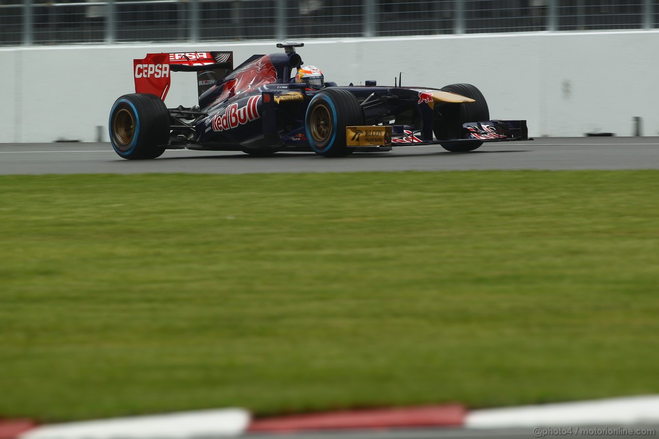 GP CANADA, 08.06.2013- Prove Libere 3,  Jean-Eric Vergne (FRA) Scuderia Toro Rosso STR8