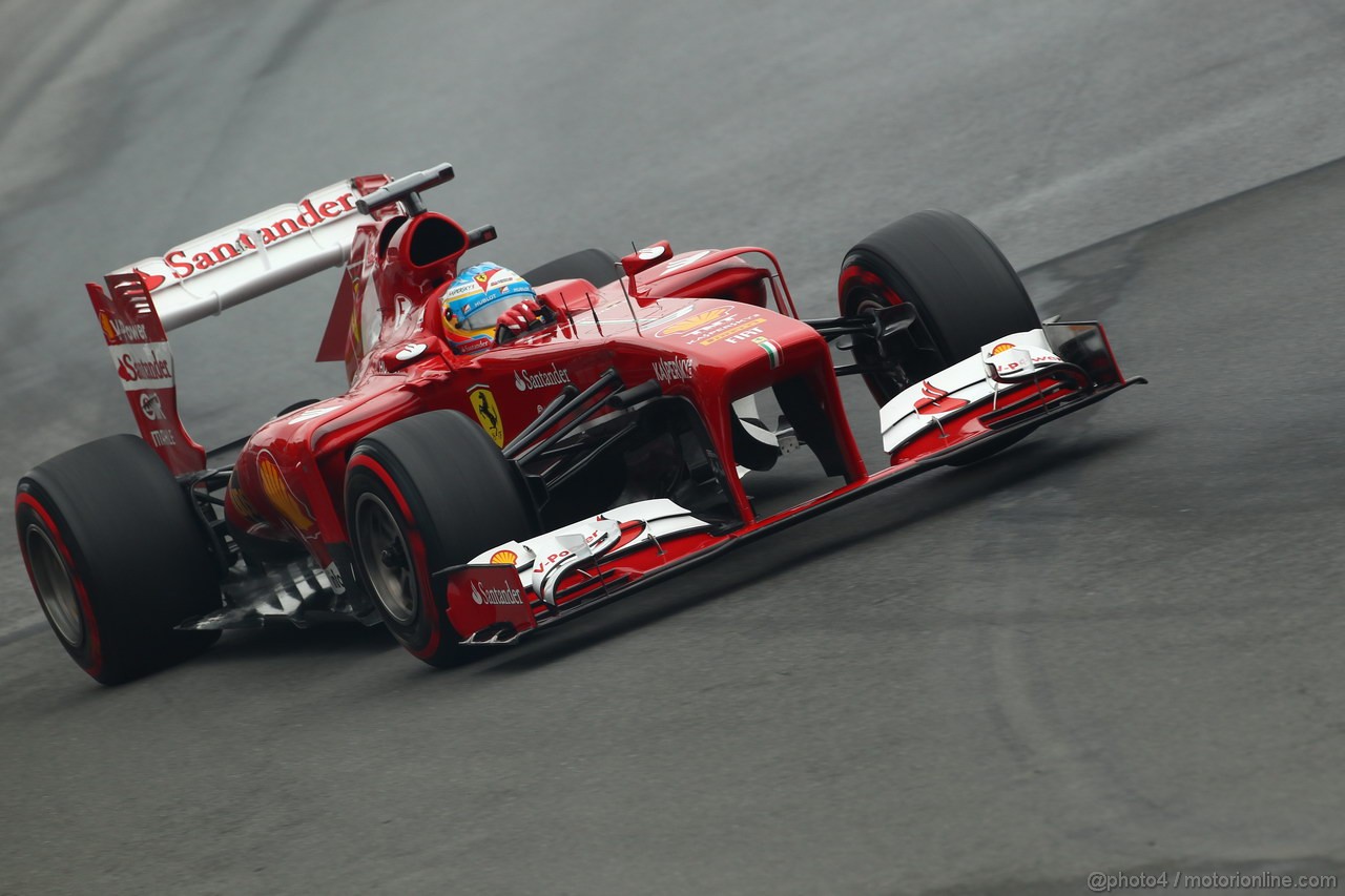 GP CANADA, 08.06.2013- Prove Libere 3,  Fernando Alonso (ESP) Ferrari F138