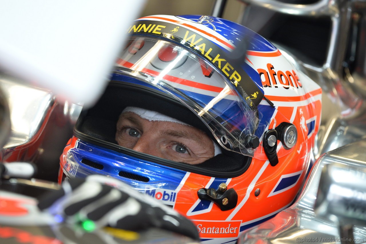 GP CANADA, 08.06.2013- Prove Libere 3,  Jenson Button (GBR) McLaren Mercedes MP4-28