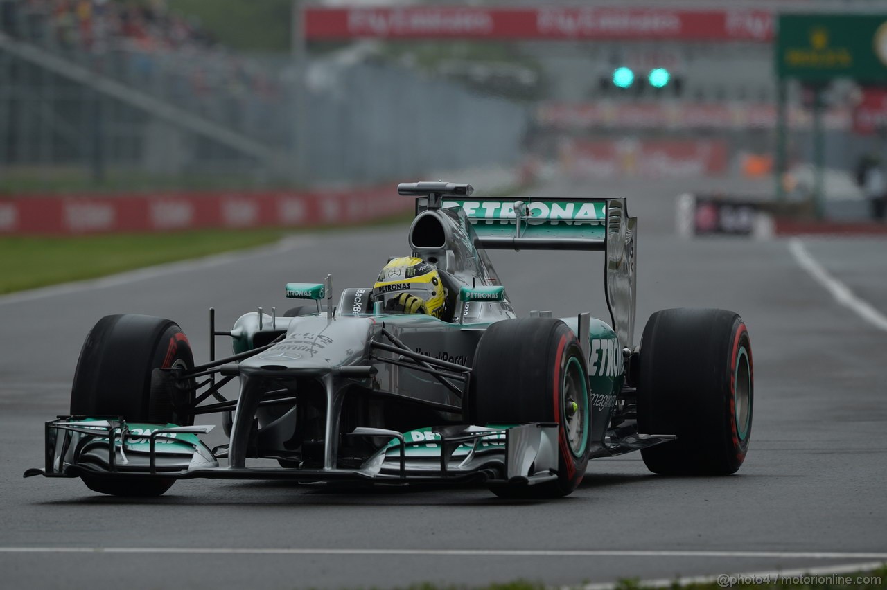GP CANADA, 08.06.2013- Prove Libere 3,  Nico Rosberg (GER) Mercedes AMG F1 W04