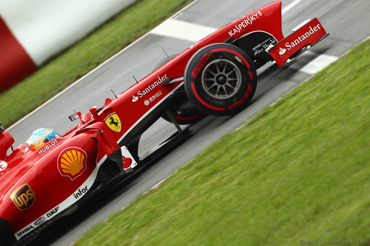 GP CANADA, 08.06.2013- Prove Libere 3,  Fernando Alonso (ESP) Ferrari F138