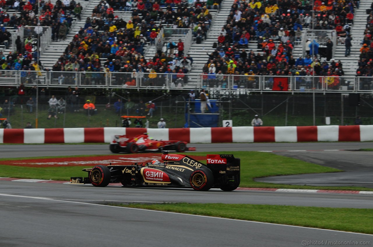 GP CANADA, 08.06.2013- Prove Libere 3,  Kimi Raikkonen (FIN) Lotus F1 Team E21
