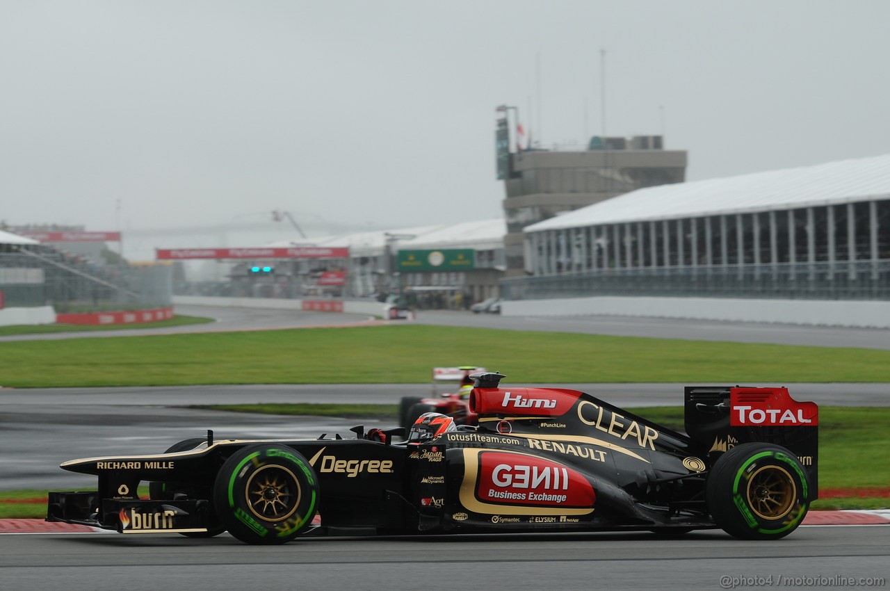 GP CANADA, 08.06.2013- Prove Libere 3,  Kimi Raikkonen (FIN) Lotus F1 Team E21
