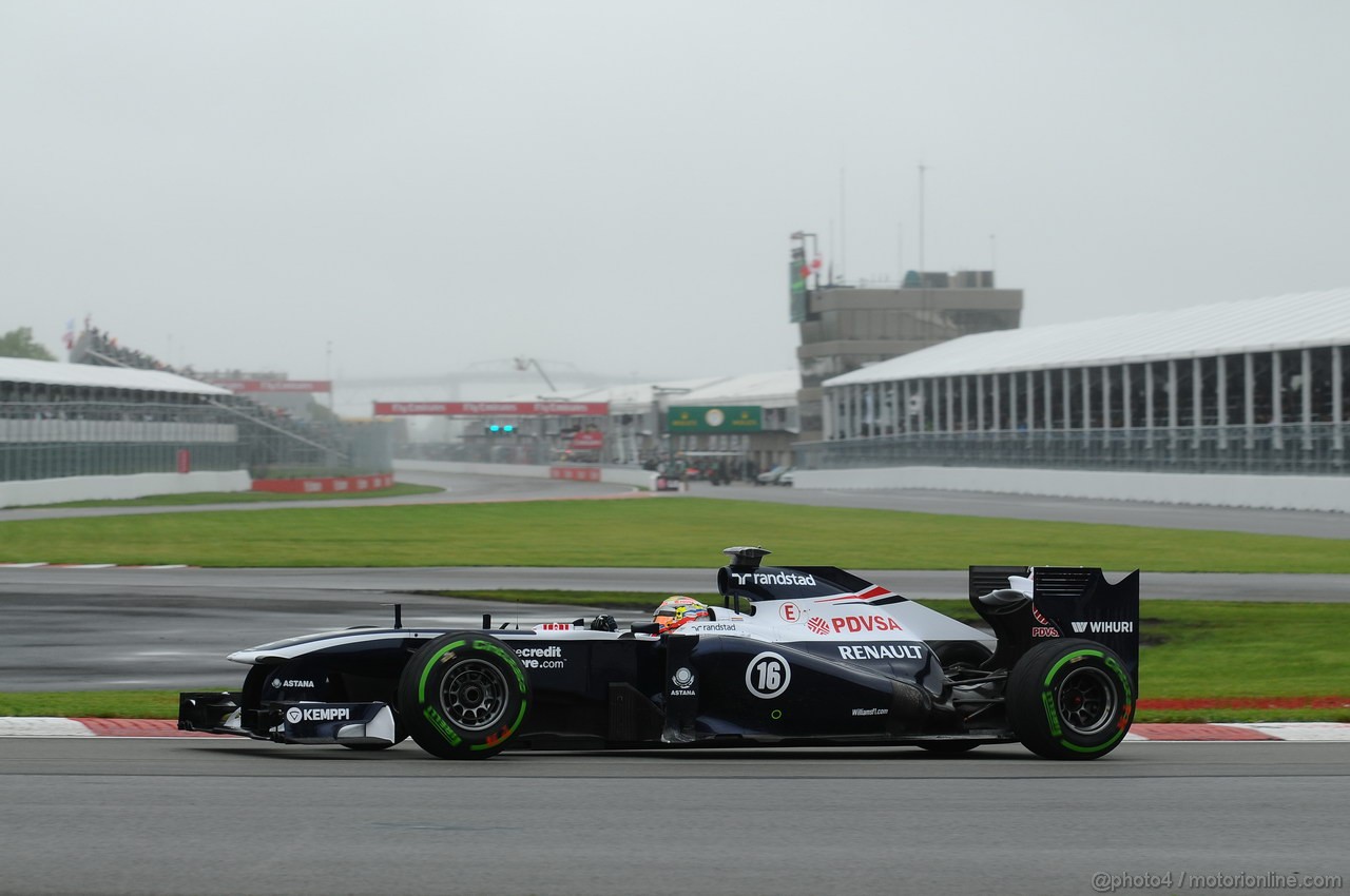 GP CANADA, 08.06.2013- Prove Libere 3,  Pastor Maldonado (VEN) Williams F1 Team FW35
