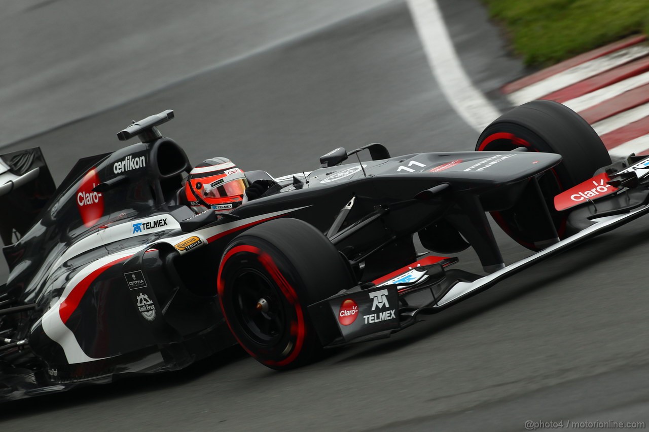 GP CANADA, 08.06.2013- Prove Libere 3,  Nico Hulkenberg (GER) Sauber F1 Team C32