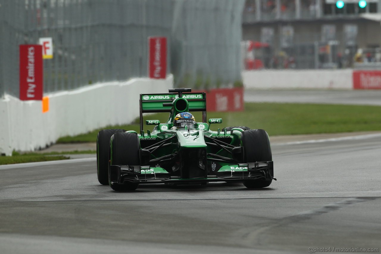 GP CANADA, 08.06.2013- Prove Libere 3,  Giedo Van der Garde (NED), Caterham F1 Team CT03