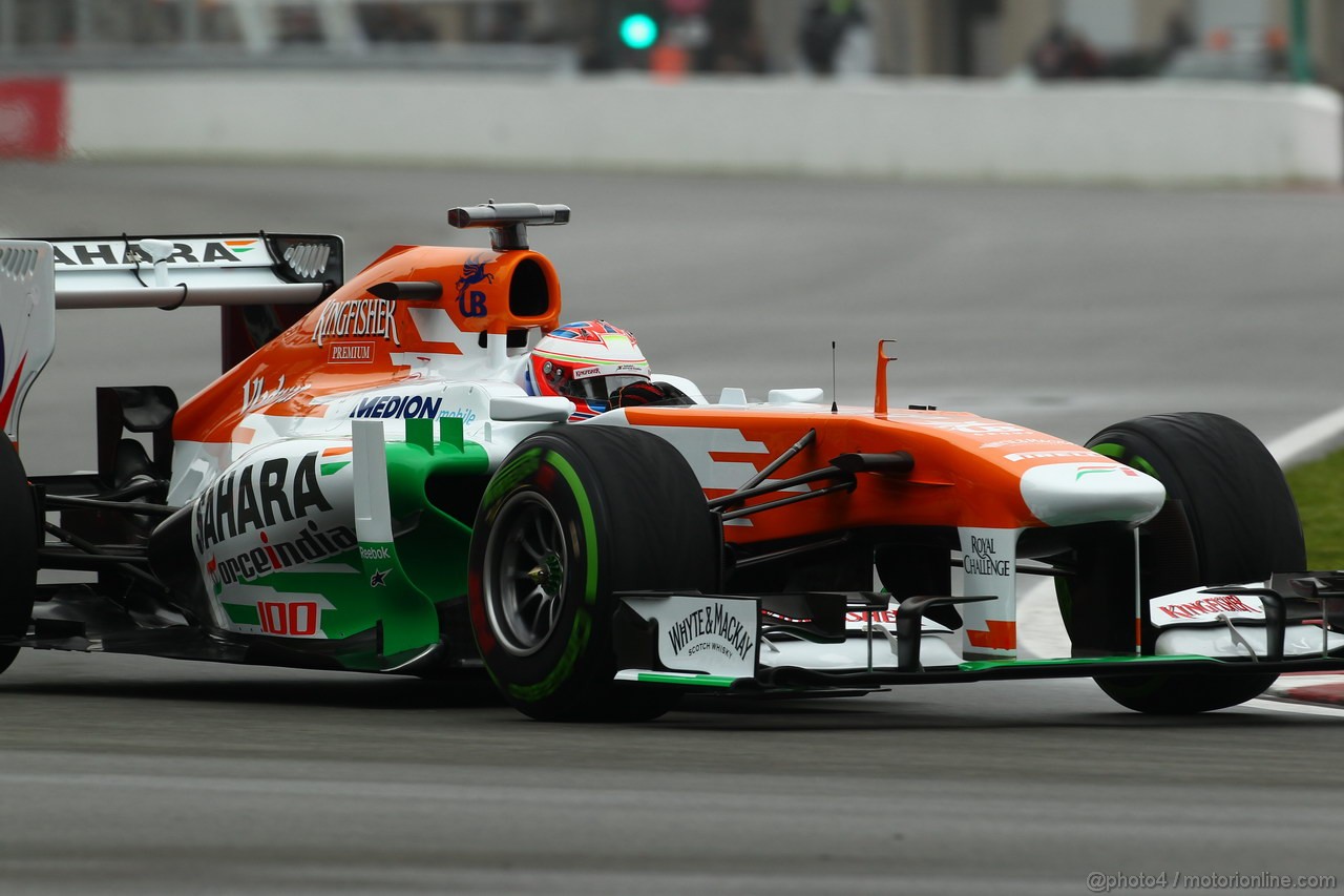 GP CANADA, 08.06.2013- Prove Libere 3,  Paul di Resta (GBR) Sahara Force India F1 Team VJM06