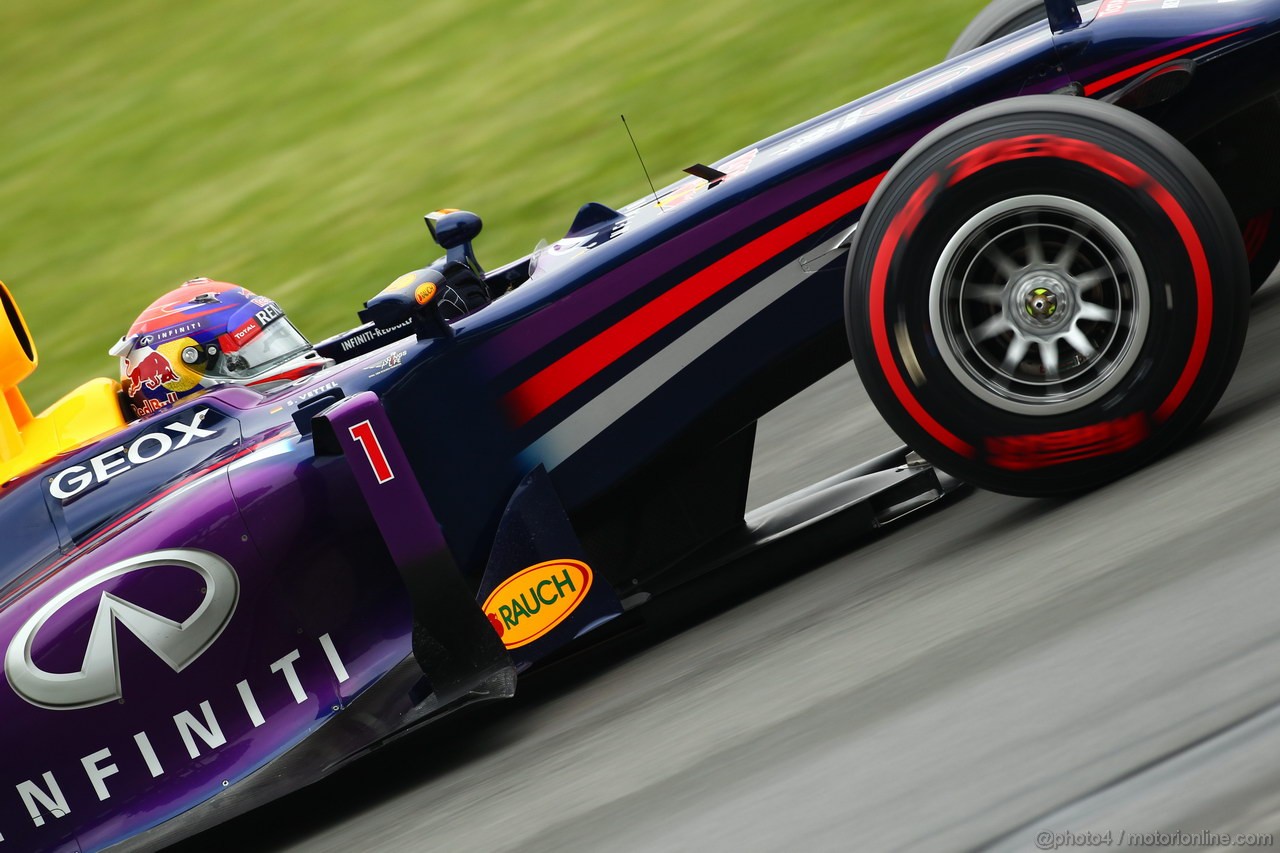 GP CANADA, 08.06.2013- Prove Libere 3,  Sebastian Vettel (GER) Red Bull Racing RB9