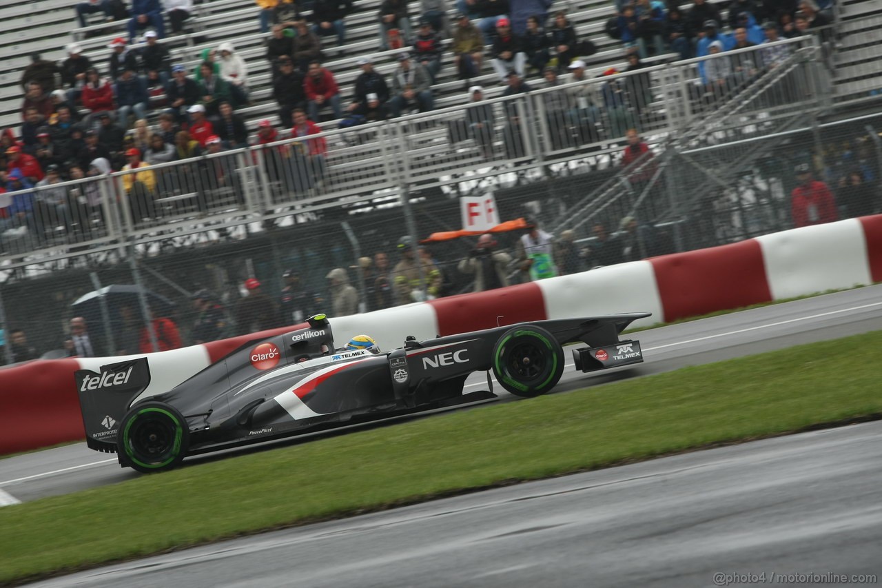 GP CANADA, 08.06.2013- Prove Libere 3,  Esteban Gutierrez (MEX), Sauber F1 Team C32