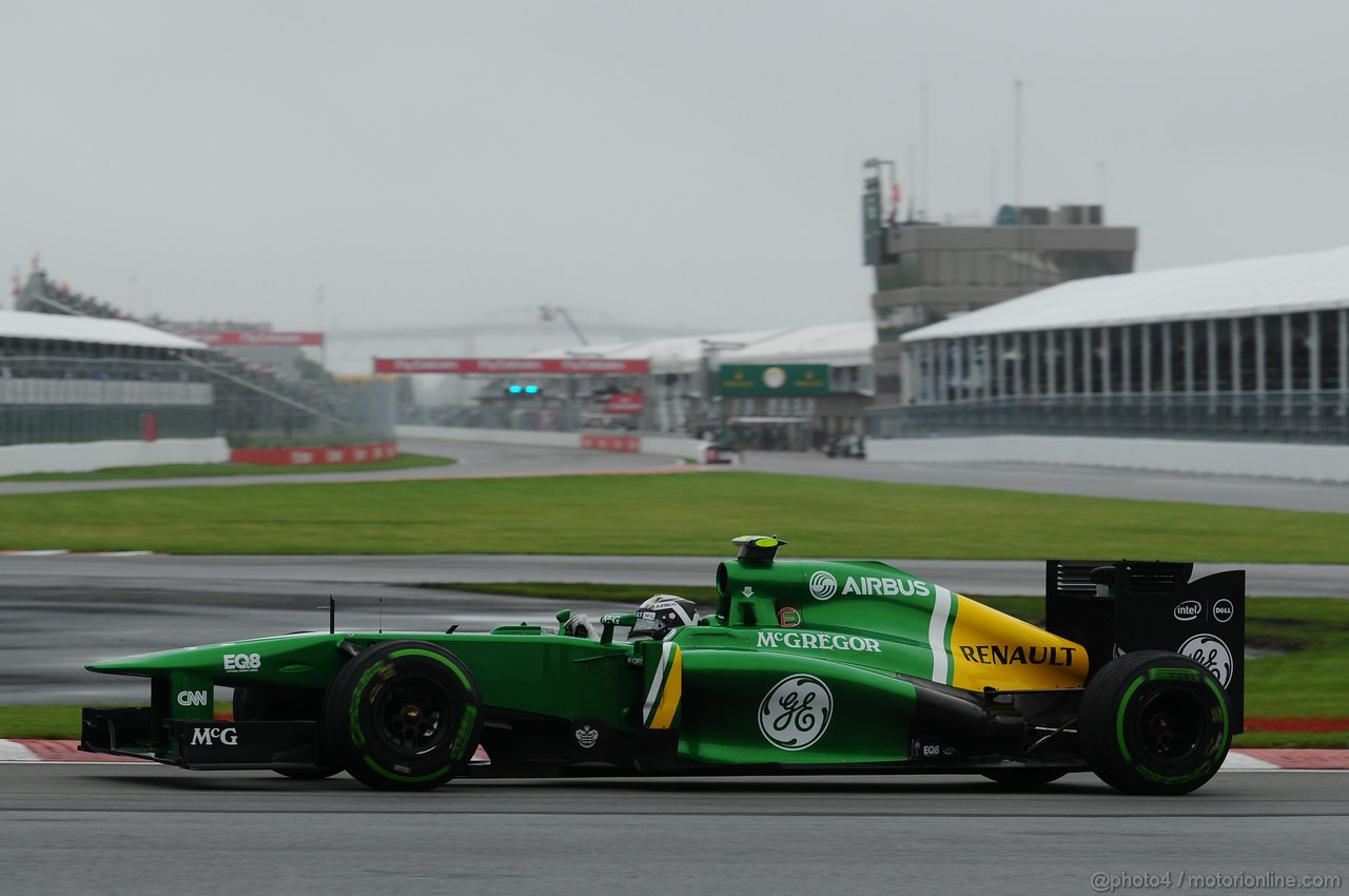 GP CANADA, 08.06.2013- Prove Libere 3,  Giedo Van der Garde (NED), Caterham F1 Team CT03