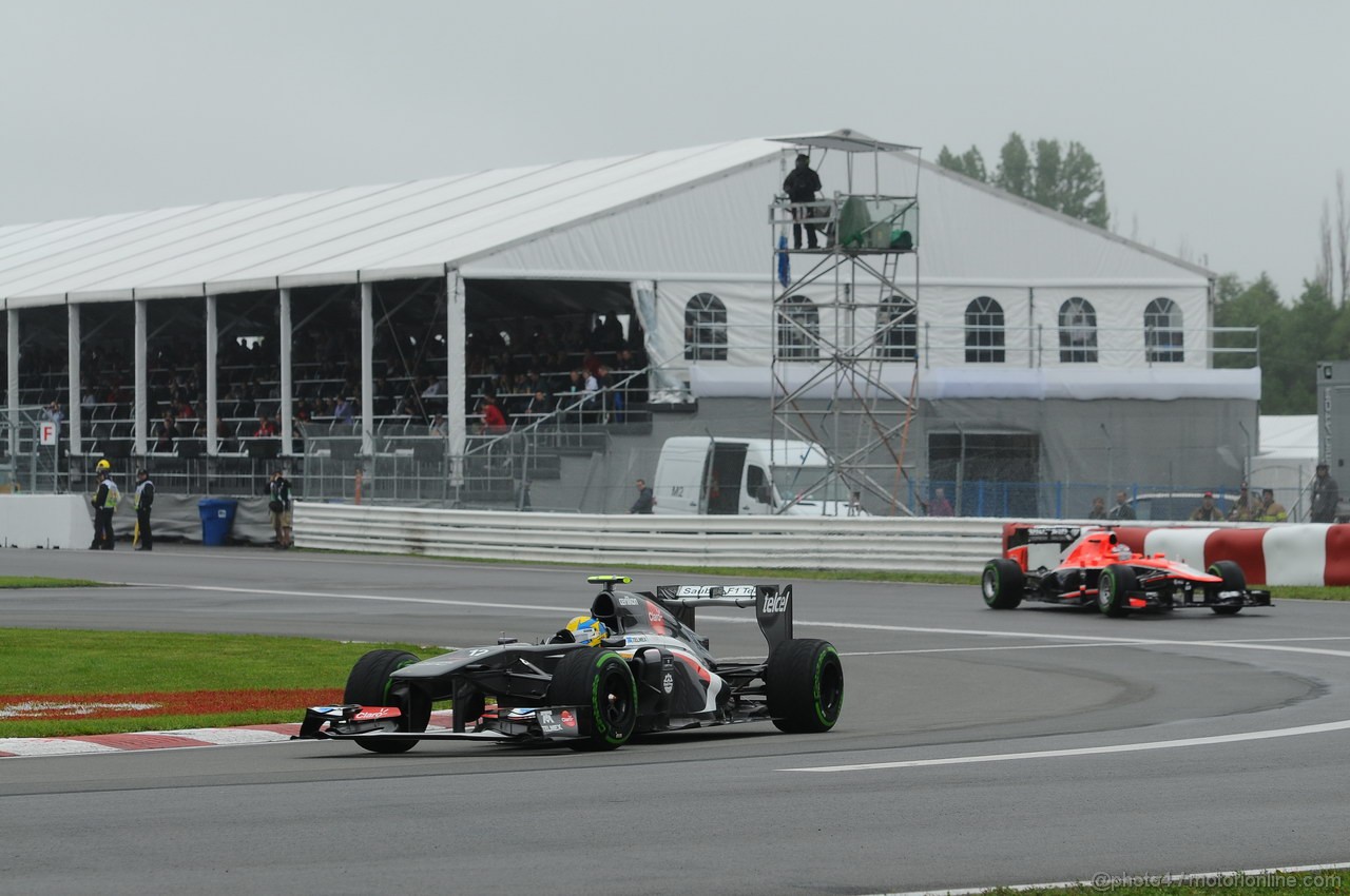 GP CANADA, 08.06.2013- Prove Libere 3,  Esteban Gutierrez (MEX), Sauber F1 Team C32