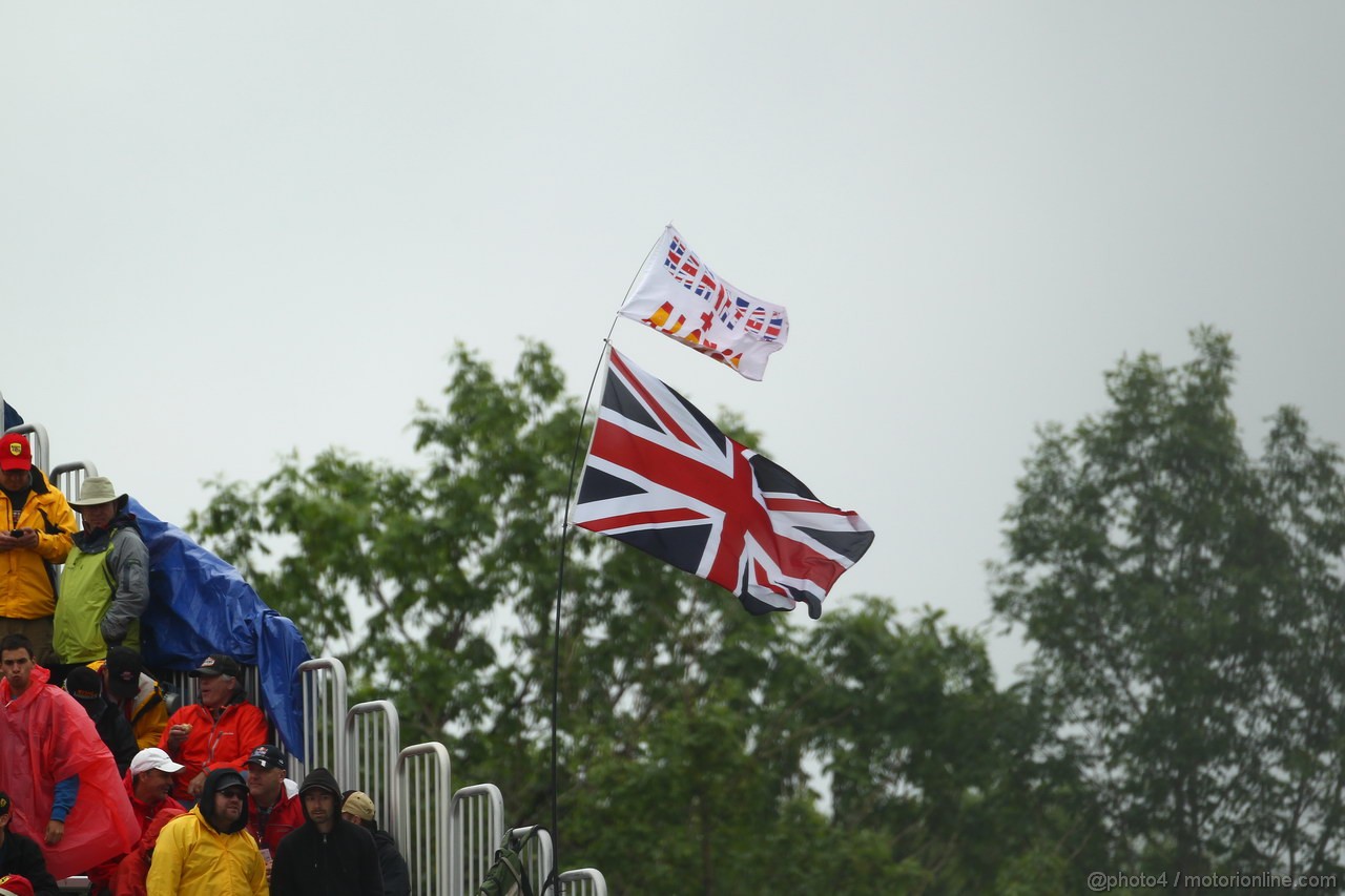 GP CANADA, 08.06.2013- Atmosphere, flags