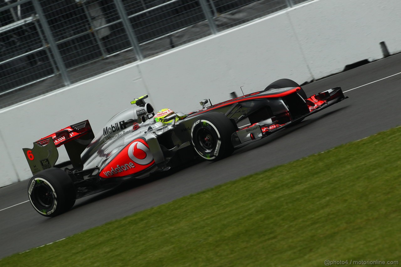 GP CANADA, 08.06.2013- Prove Libere 3,  Sergio Perez (MEX) McLaren MP4-28