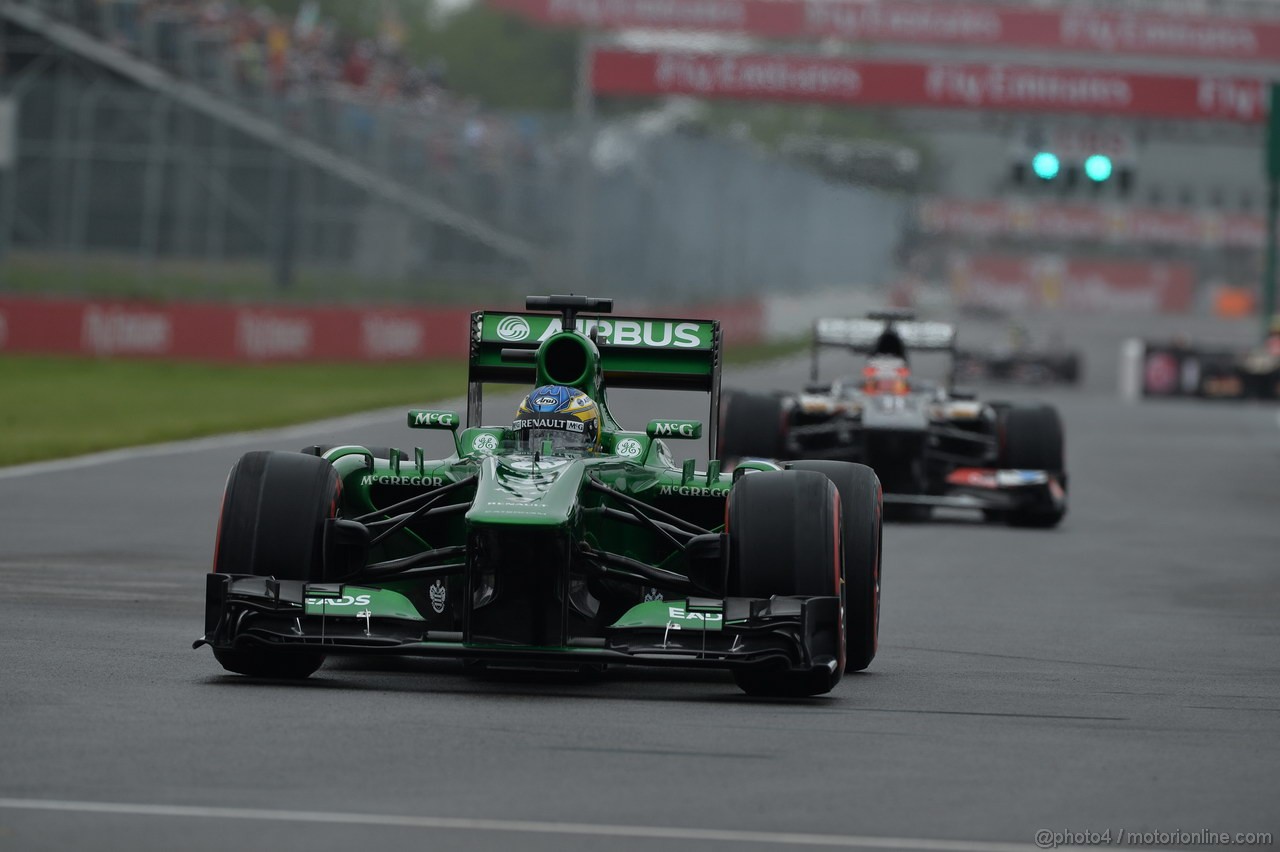 GP CANADA, 08.06.2013- Prove Libere 3,  Charles Pic (FRA) Caterham F1 Team CT03