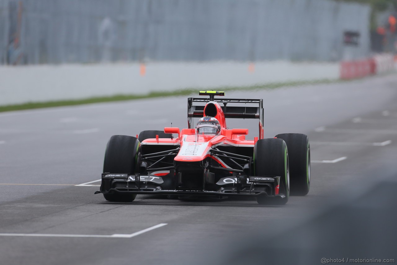 GP CANADA, 08.06.2013- Prove Libere 3, Max Chilton (GBR), Marussia F1 Team MR02