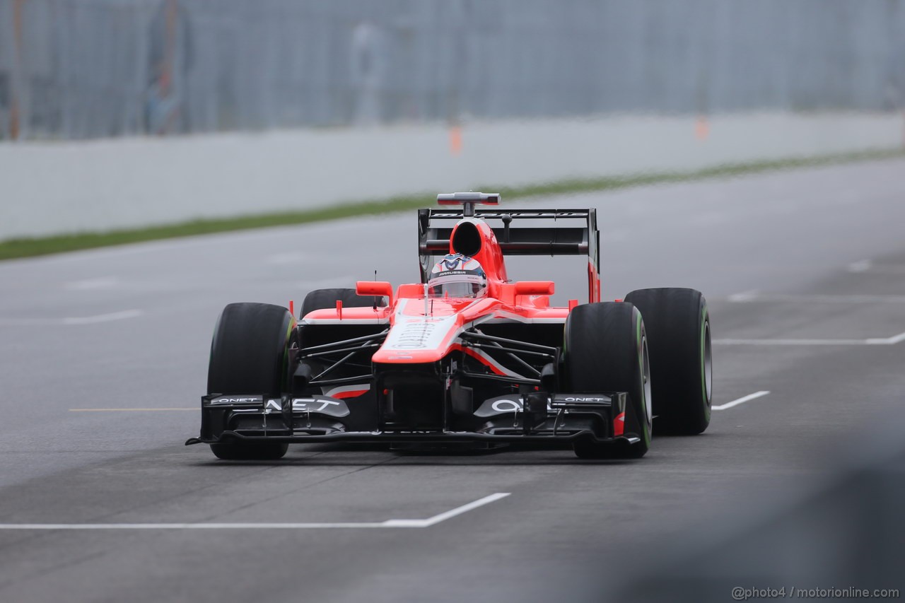 GP CANADA, 08.06.2013- Prove Libere 3, Jules Bianchi (FRA) Marussia F1 Team MR02