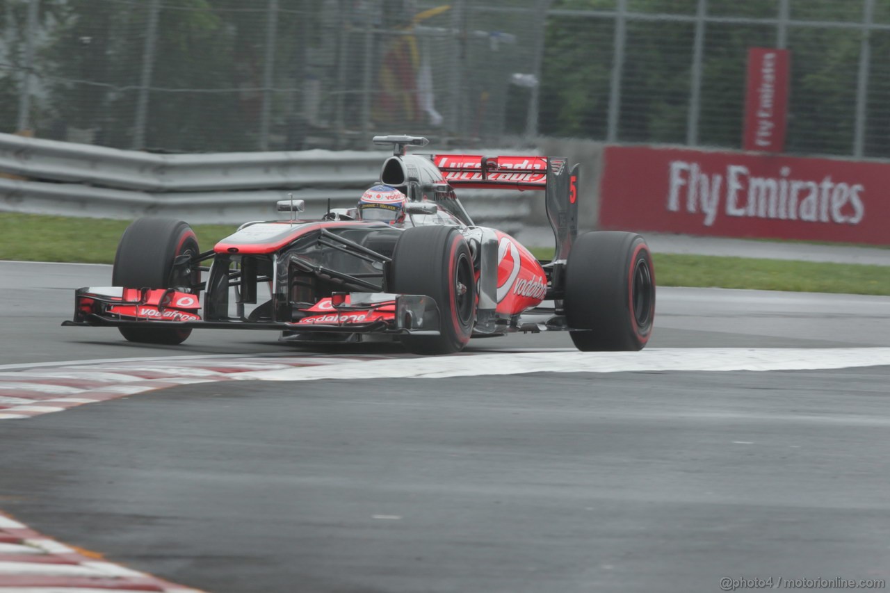 GP CANADA, 08.06.2013- Prove Libere 3, Jenson Button (GBR) McLaren Mercedes MP4-28