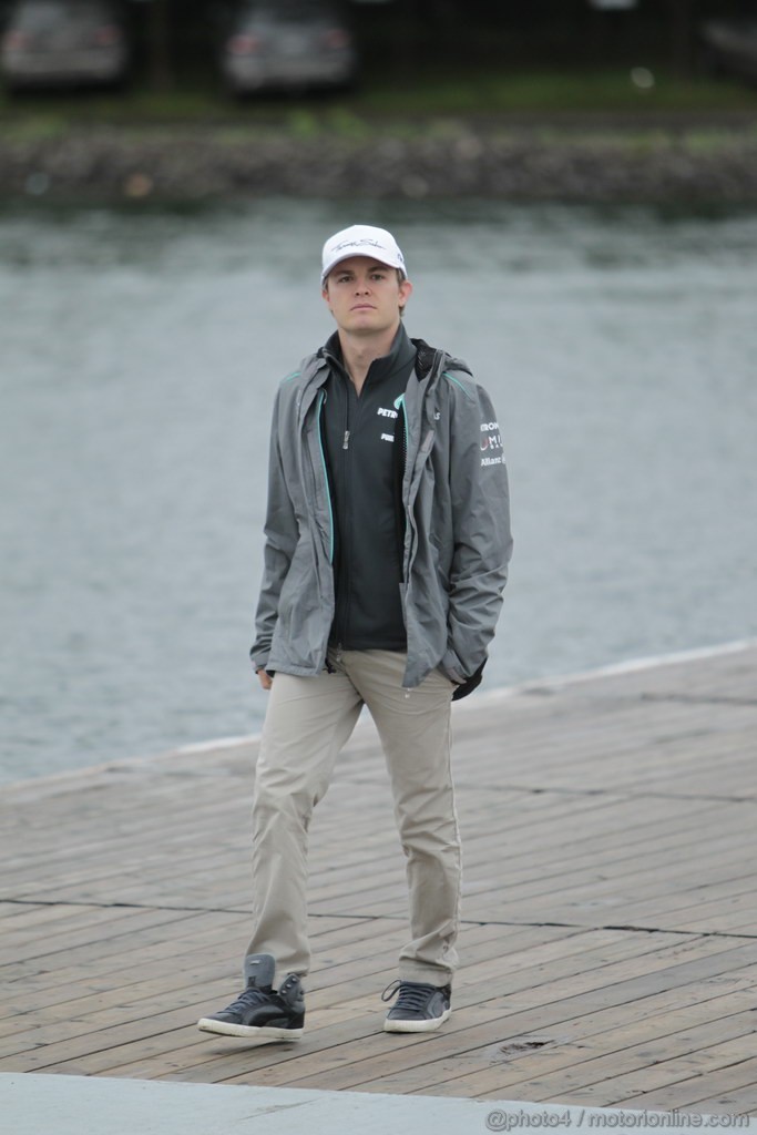 GP CANADA, 08.06.2013- Prove Libere 3, Nico Rosberg (GER) Mercedes AMG F1 W04