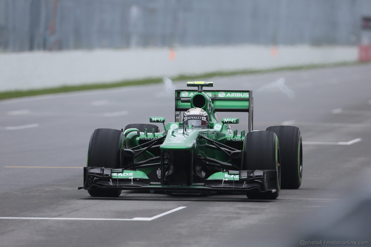 GP CANADA, 08.06.2013- Prove Libere 3, Giedo Van der Garde (NED), Caterham F1 Team CT03