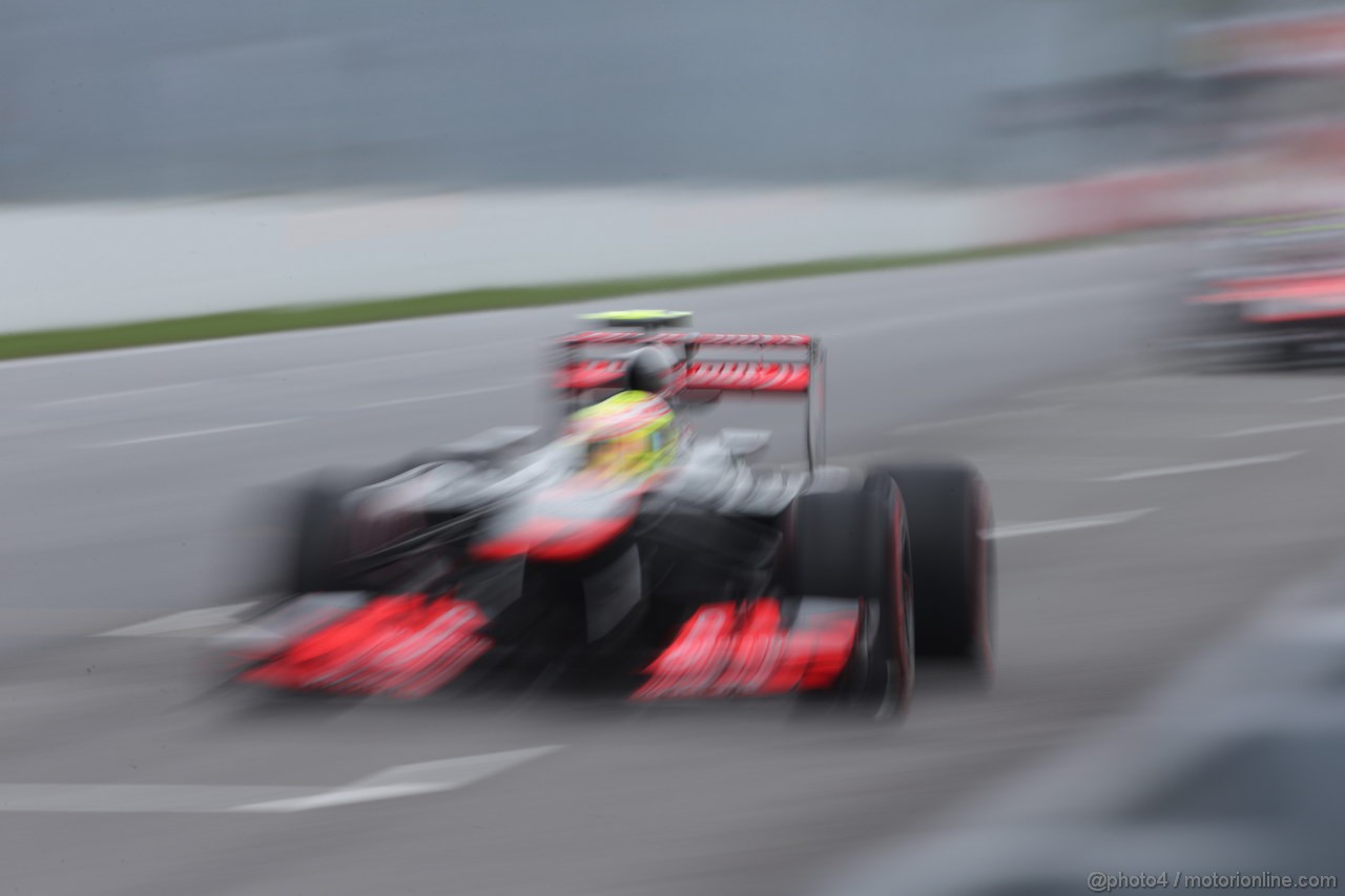 GP CANADA, 08.06.2013- Prove Libere 3, Sergio Perez (MEX) McLaren MP4-28
