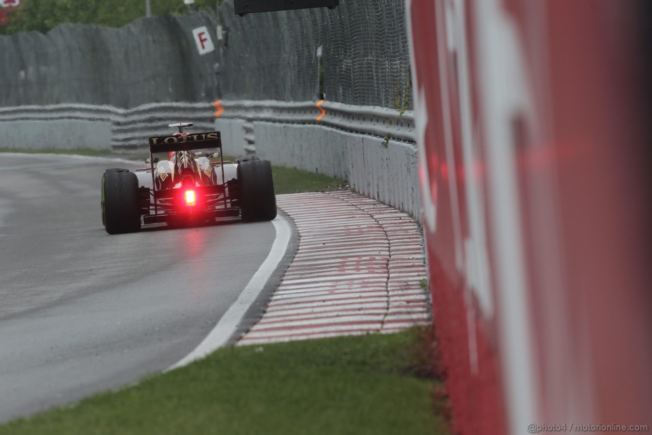GP CANADA, 08.06.2013- Prove Libere 3, Kimi Raikkonen (FIN) Lotus F1 Team E21