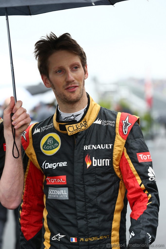 GP CANADA, 08.06.2013- Qualifiche, Romain Grosjean (FRA) Lotus F1 Team E213