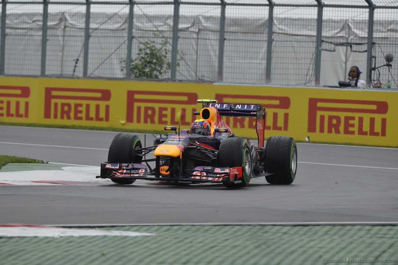GP CANADA, 08.06.2013- Qualifiche, Mark Webber (AUS) Red Bull Racing RB9